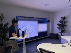 Live unified communications demo at Bluechip IT QLD Experience Centre