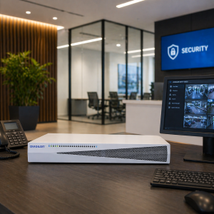 Avigilon HD Video Appliance in modern office security setup