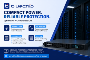 CyberPower PFC Sinewave E UPS infographic by Bluechip IT