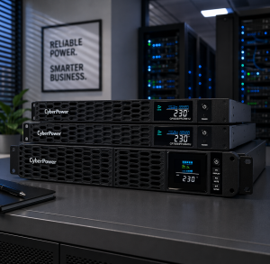 CyberPower PFC Sinewave E UPS units in modern IT setup
