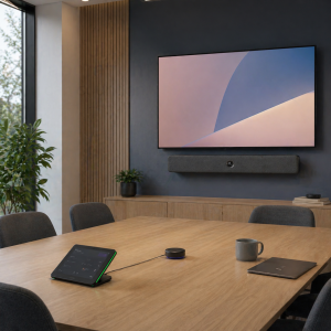 Neat Bar and Neat Pad in a modern meeting room setup