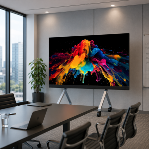 Unilumin indoor LED display in a meeting room setup