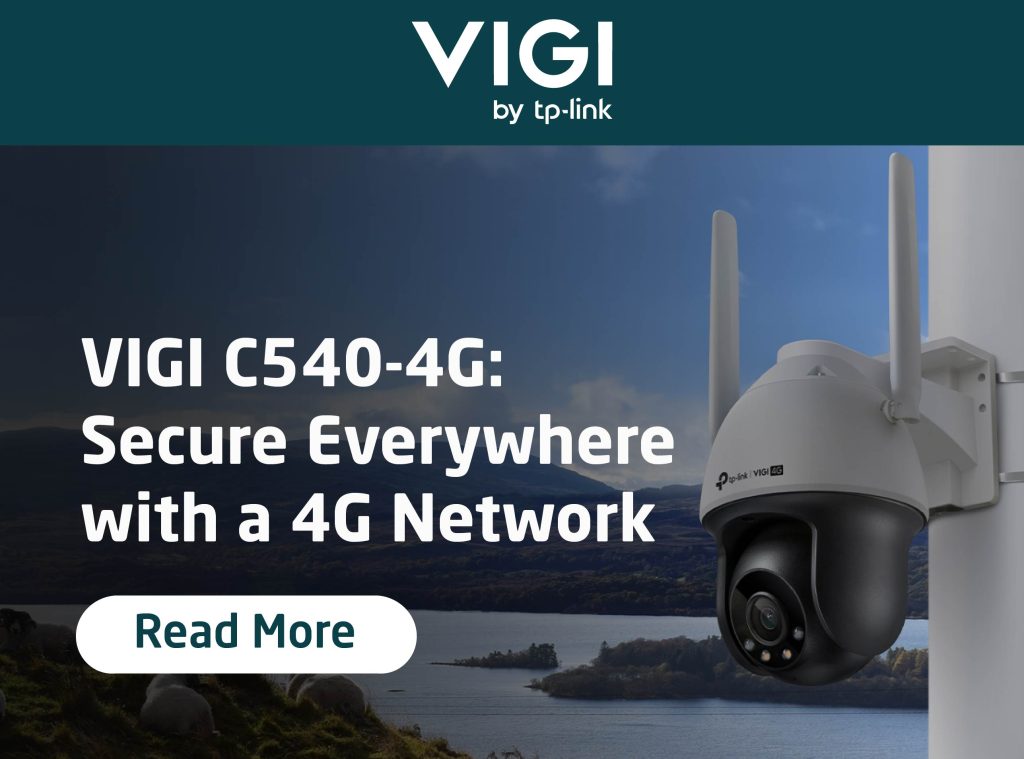 VIGI C540-4G 4G outdoor security camera for remote monitoring and wireless surveillance.